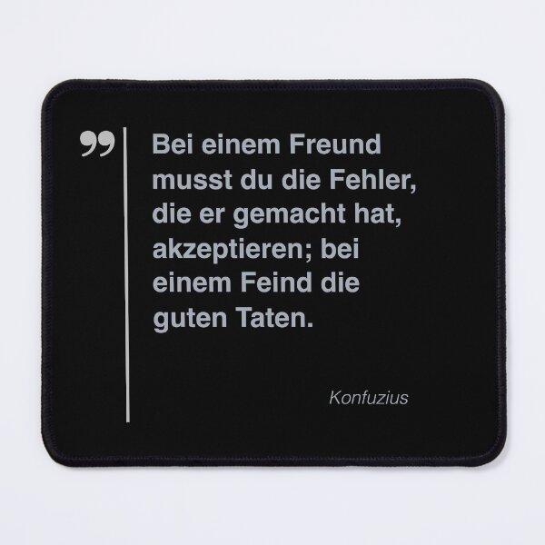 Item preview, Konfuzius Zitat über freundschaft auf deutsch designed and sold by CMYKStudio.