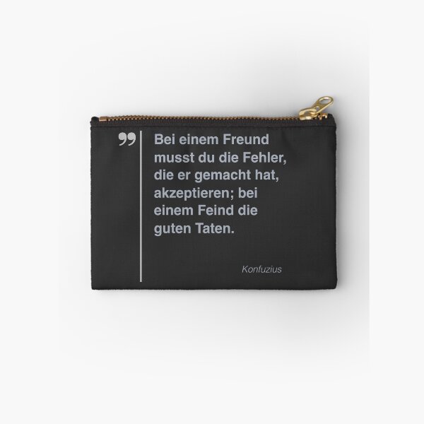 Artikelvorschau, Konfuzius Zitat über Freundschaft auf Deutsch entworfen und verkauft von CMYKStudio.