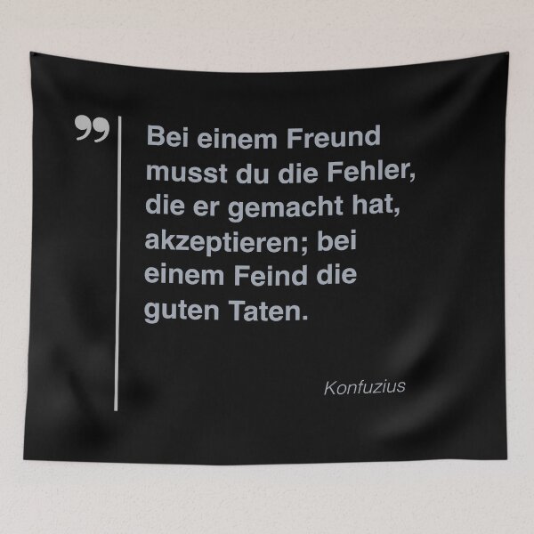 Item preview,  Konfuzius Zitat über freundschaft auf deutsch designed and sold by CMYKStudio.