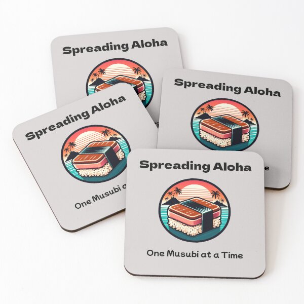Item preview, Spreading Aloha, One Musubi at a Time – Funny Hawaiian Food Pun Shirt designed and sold by PNW Tees & More.