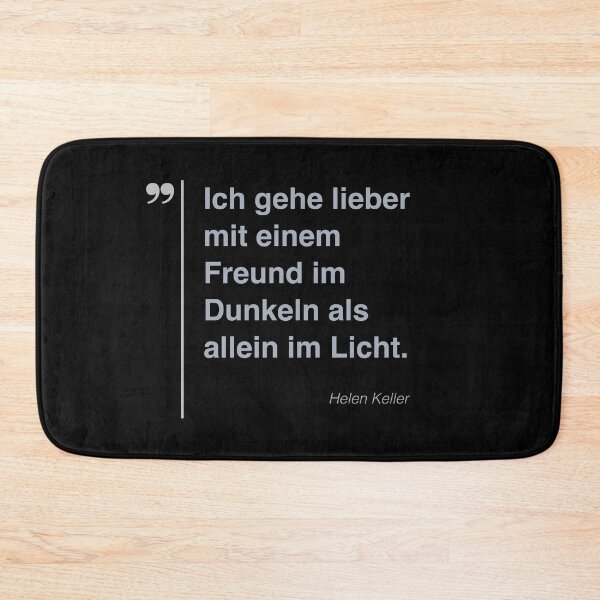 Item preview, Helen Keller Zitat über freundschaft auf deutsch designed and sold by CMYKStudio.