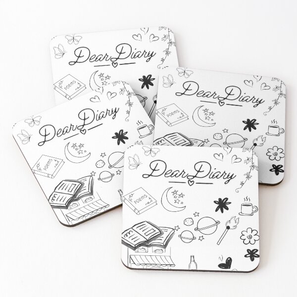Item preview, Dear Diary, White background designed and sold by MusicalCreator.