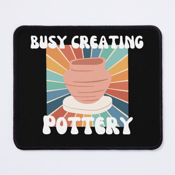 Item preview, Busy Creating Pottery Wheel Class Craft Molding Clay Fun designed and sold by MagicSD Designs.