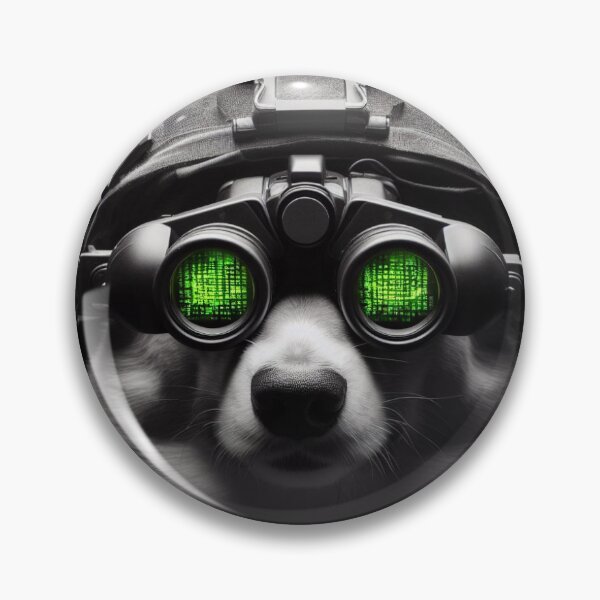Tactical Cyber Corgi Pin