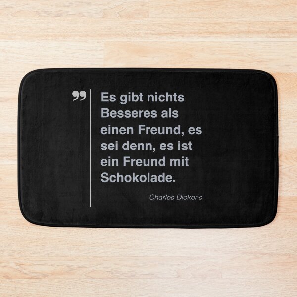 Item preview, Charles Dickens Zitat über freundschaft auf deutsch designed and sold by CMYKStudio.