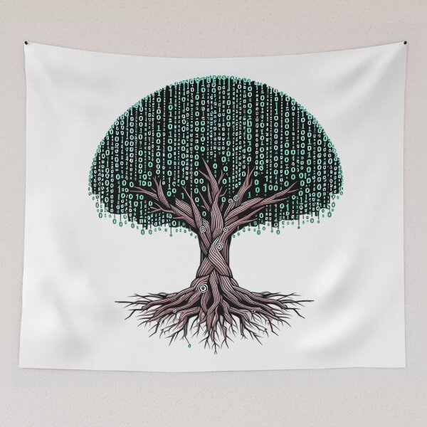Item preview, AI Tree of Life in Digital Realm designed and sold by SportsT-Shirts.