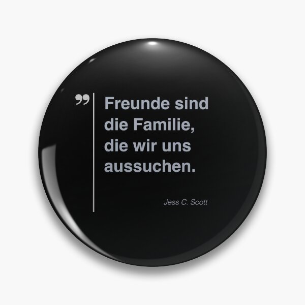 Artikelvorschau, Jess C. Scott Zitat über Freundschaft auf Deutsch entworfen und verkauft von CMYKStudio.
