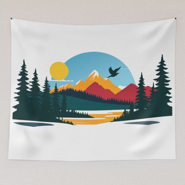 Item preview, Mountain nature designed and sold by Entropiverse.