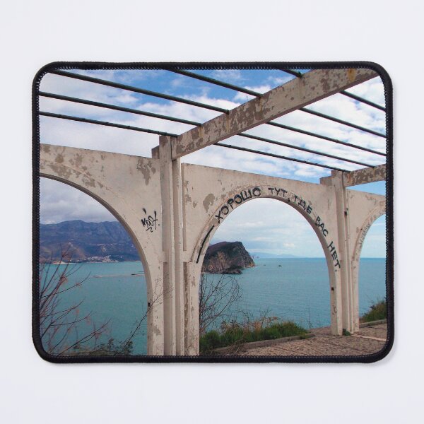 Item preview, Breathtaking View: Budva Coast from the Mountain Aerial Snapshot: Stunning Budva Coastline designed and sold by branaghbel.