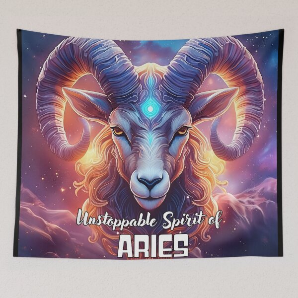 Item preview, Aries Star Power - Celestial Spaceship Artwork designed and sold by AdelkoDesigns.