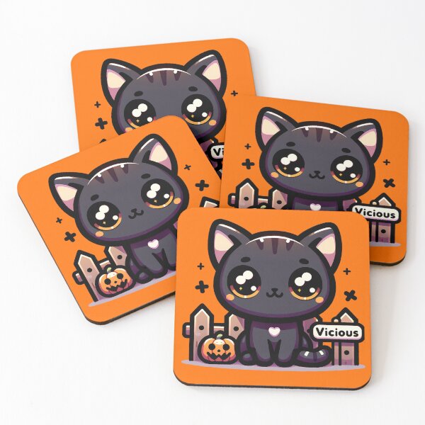 Item preview, Halloween Kitten Vicious Cute Cat designed and sold by sparsonboutique.