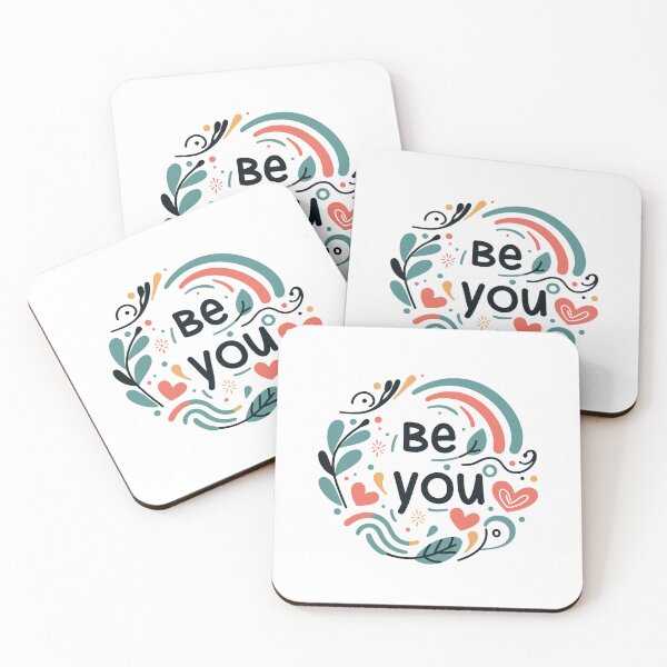 Item preview, be you, motivational quote designed and sold by Pixel Perfect.