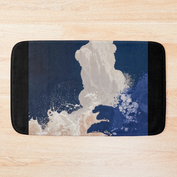 Item preview, Abstract Painting Of Ocean Waves And Silhouette designed and sold by regnumsaturni.