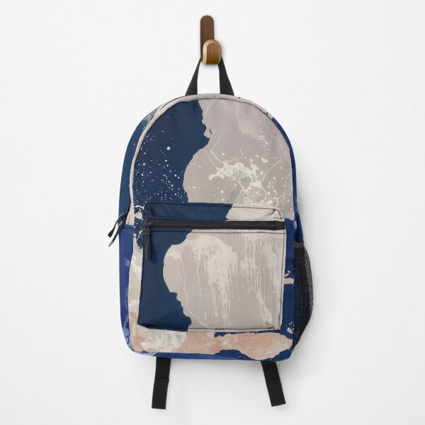 Item preview, Abstract Painting Of Ocean Waves And Silhouette designed and sold by regnumsaturni.