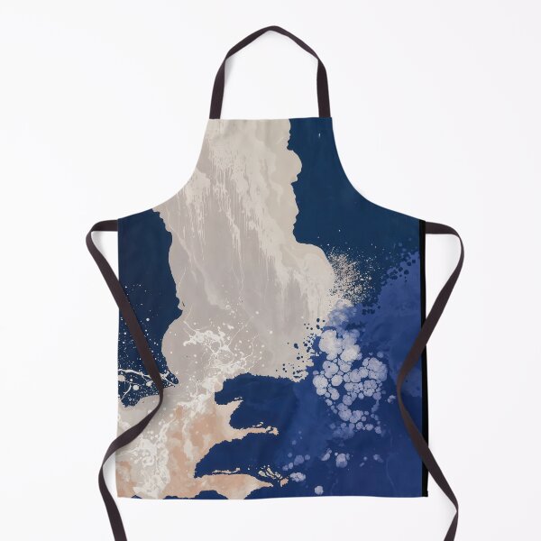 Item preview, Abstract Painting Of Ocean Waves And Silhouette designed and sold by regnumsaturni.