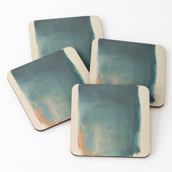 Item preview, Abstract Painting Of Gradient Colors With Deep Blue And Hints Of Orange designed and sold by regnumsaturni.