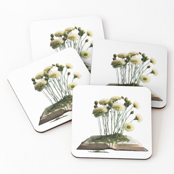 Item preview, Flowers Growing From Book With Flowers Cute Flowers Growing From Book Girly designed and sold by MatthewViews.