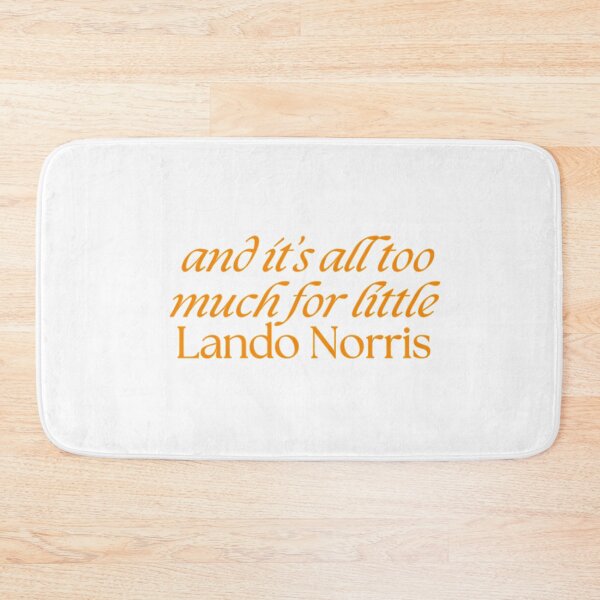 Item preview, And it’s to much for little Lando Norris formula one designed and sold by Diana Moreno.