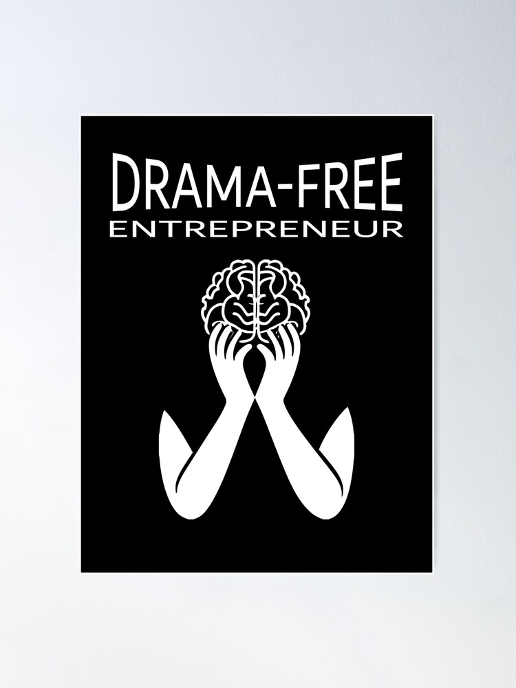 Thumbnail 1 of 3, Poster, Drama-Free Entrepreneur Pressure Points designed and sold by FWLKIT.