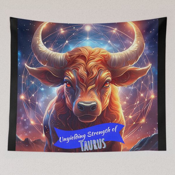 Item preview, Taurus Star Power - Galactic Bull Artwork designed and sold by AdelkoDesigns.