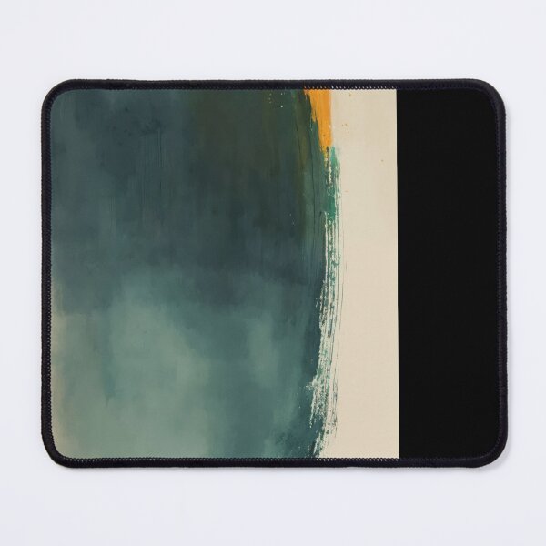 Item preview, Abstract Painting With Bold Teal and Golden Hues designed and sold by regnumsaturni.