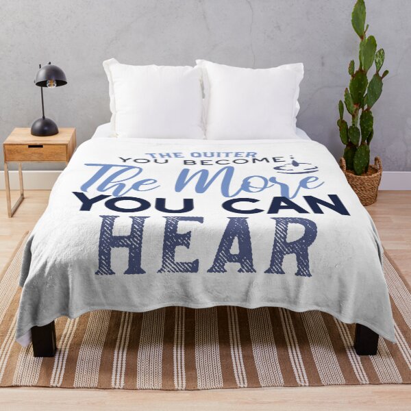 Item preview, Zen Quote - The Quiter You Become, The More You Can Hear designed and sold by FlinArt.