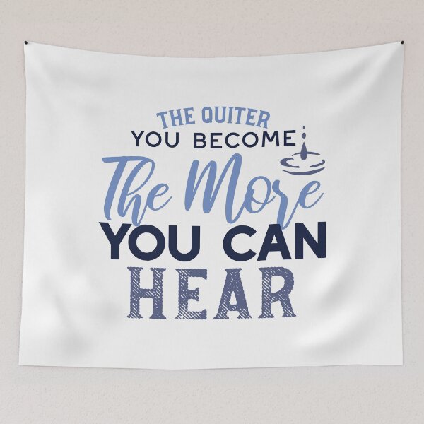 Item preview, Zen Quote - The Quiter You Become, The More You Can Hear designed and sold by FlinArt.