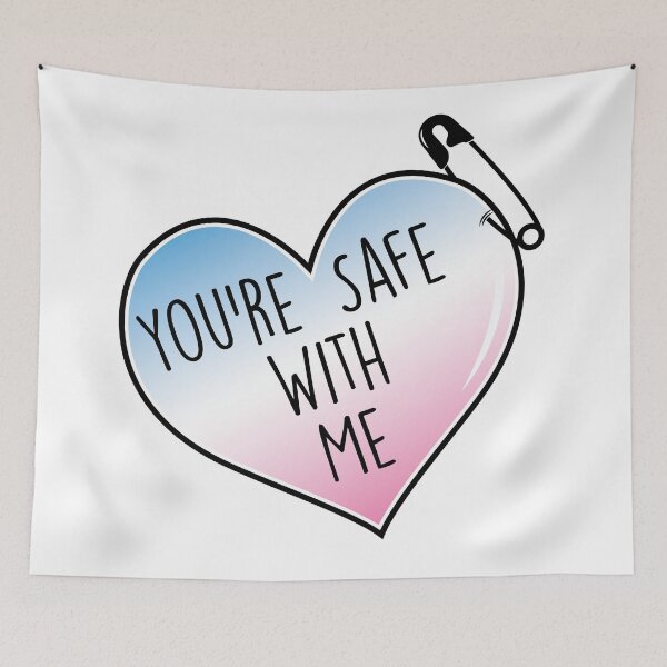 Item preview, You're Safe With Me designed and sold by pandemicat.