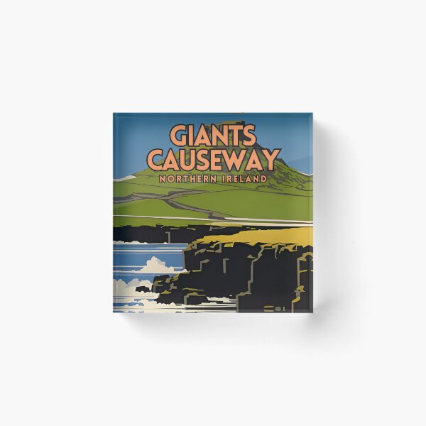 Item preview, Giants Causeway Northern Ireland Vintage Retro Travel designed and sold by ZionPosteria.