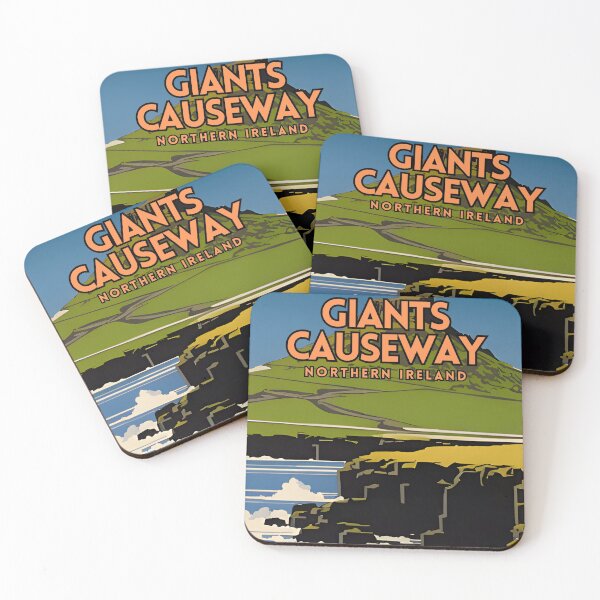 Item preview, Giants Causeway Northern Ireland Vintage Retro Travel designed and sold by ZionPosteria.