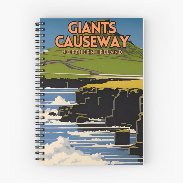 Item preview, Giants Causeway Northern Ireland Vintage Retro Travel designed and sold by ZionPosteria.
