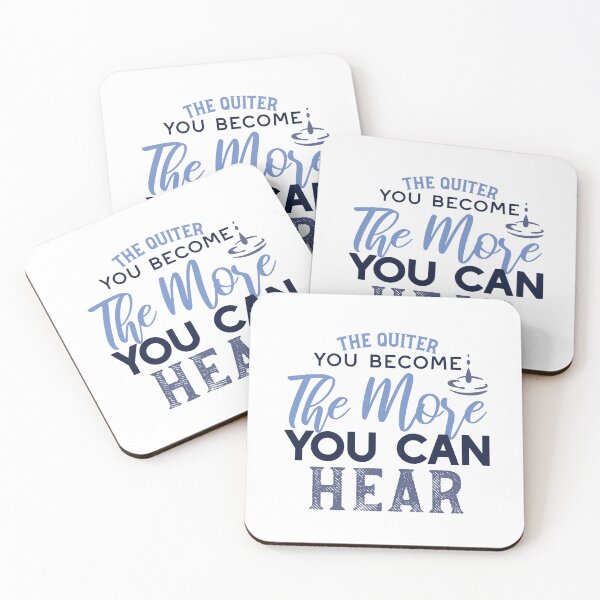 Item preview, Zen Quote - The Quiter You Become, The More You Can Hear designed and sold by FlinArt.