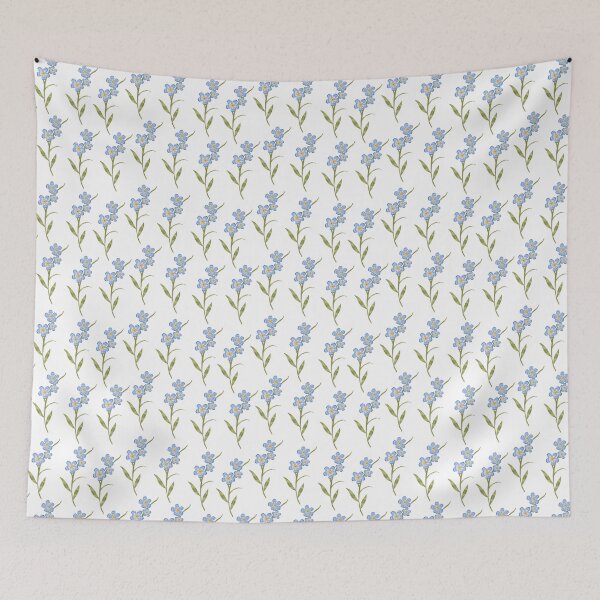 Item preview, Forgetmenot seamless pattern designed and sold by pinkyfish1010.