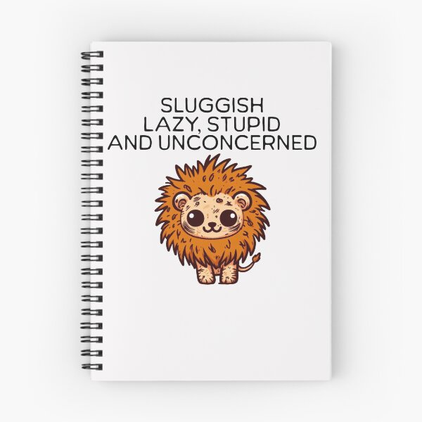 Item preview, sluggish lazy stupid and unconcerned Lion designed and sold by LemuellTrends.