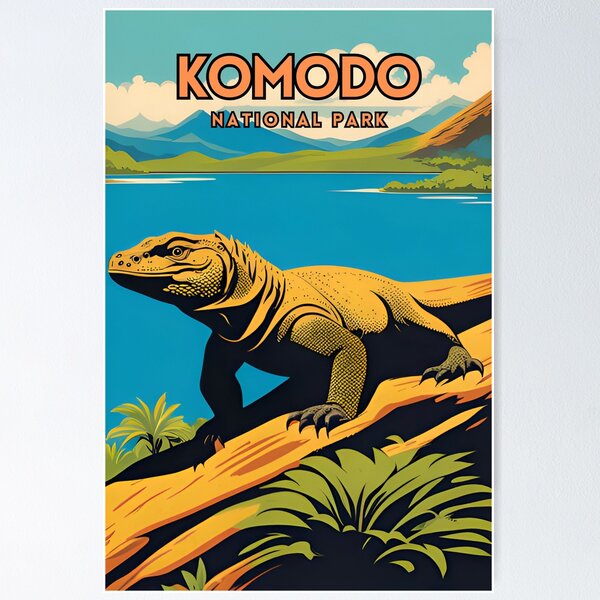 Item preview, Komodo National Park Travel  designed and sold by ZionPosteria.