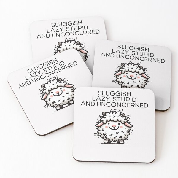 Item preview, sluggish lazy stupid and unconcerned Sheep designed and sold by LemuellTrends.
