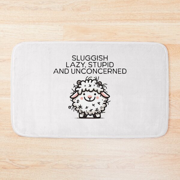 Item preview, sluggish lazy stupid and unconcerned Sheep designed and sold by LemuellTrends.
