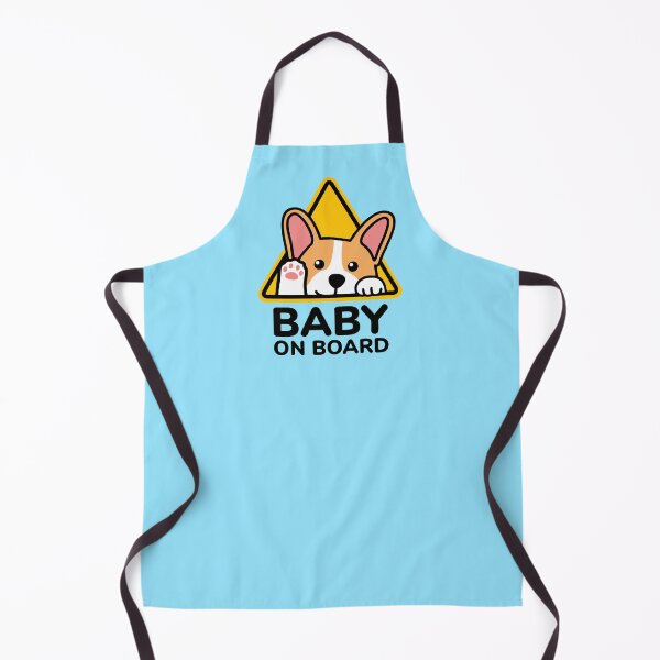 Item preview, "Adorable Corgi Baby on Board: Cute Dog Lover Pet Safety Paw-some Puppy Love Corgi Art for Dog Mom and Dad" designed and sold by artworkathome.