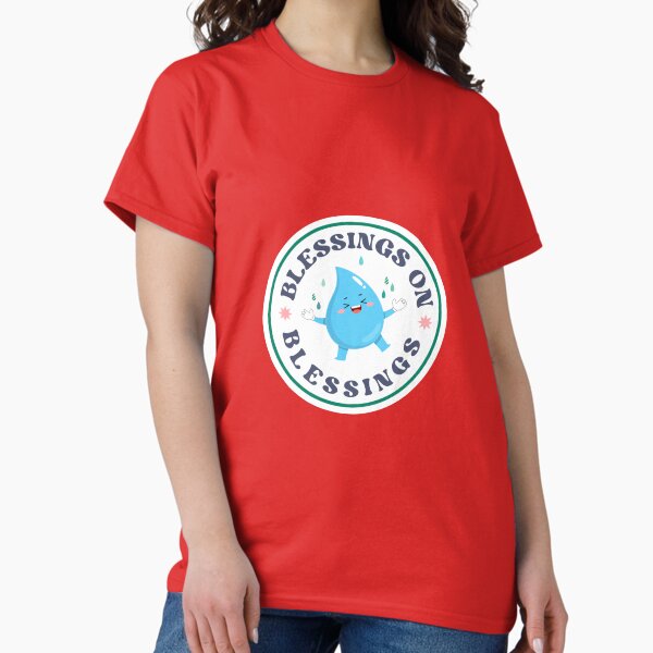 Item preview, Blessings on Blessings | Cute Faith Based Design | Christian Logos designed and sold by MidnightHRshop.
