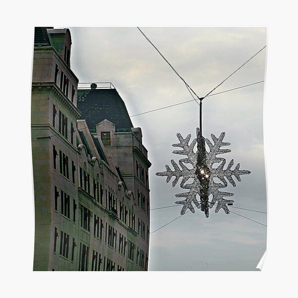 Fifth Avenue Snowflake Poster