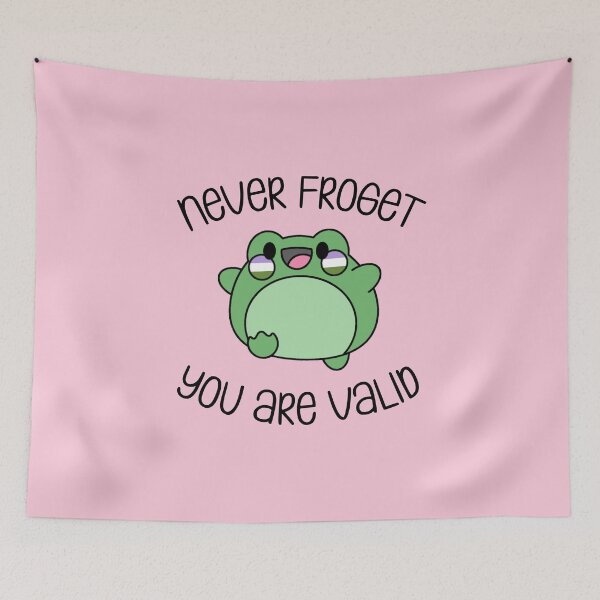Item preview, Never Froget You Are Valid Genderqueer Pride designed and sold by everything4eva.