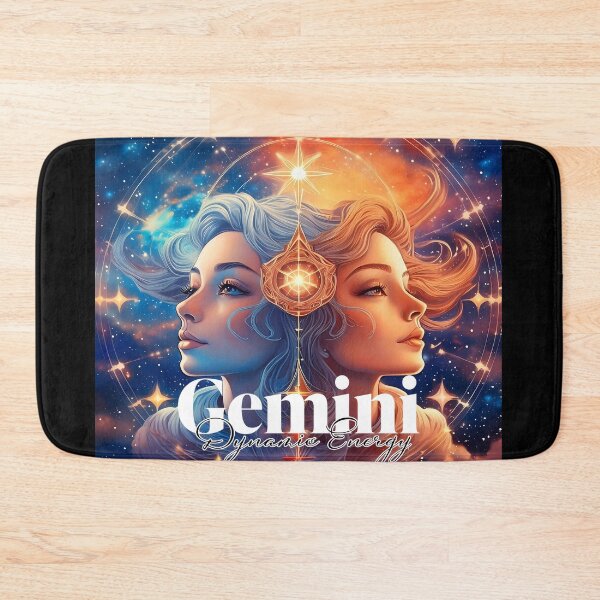 Item preview, Gemini Star Power - Cosmic Twins Artwork designed and sold by AdelkoDesigns.