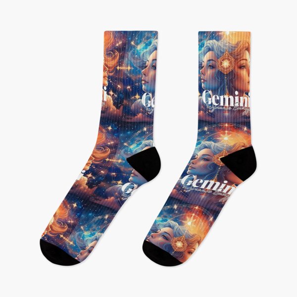 Item preview, Gemini Star Power - Cosmic Twins Artwork designed and sold by AdelkoDesigns.