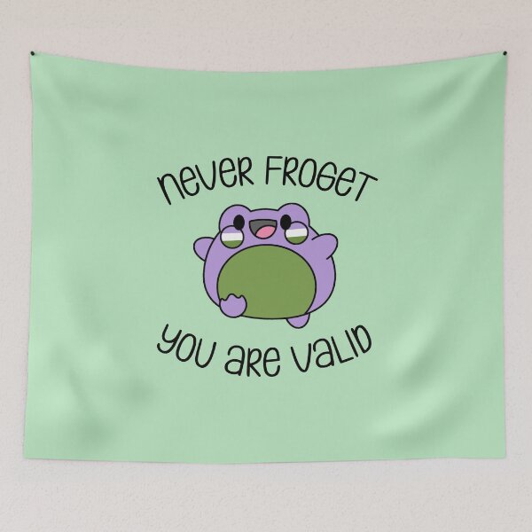 Item preview, Never Froget You Are Valid Genderqueer Pride designed and sold by everything4eva.