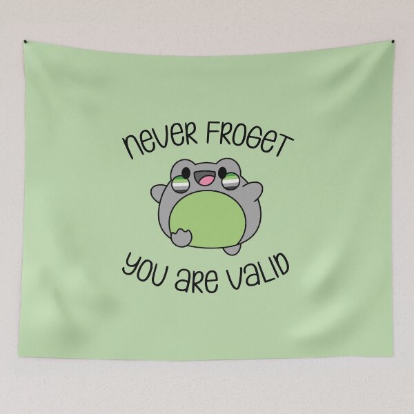 Item preview, Never Froget You Are Valid Aromantic Pride designed and sold by everything4eva.