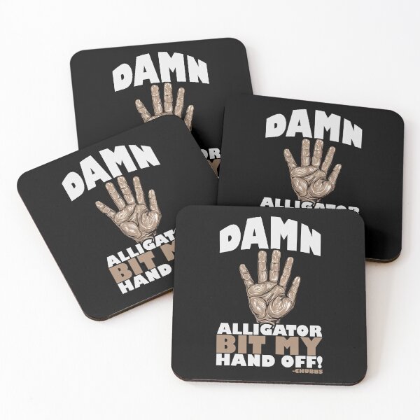 Item preview, Damn aligator bit my damn hand off! - Chubbs, Happy Gilmore  designed and sold by Sticker Up.