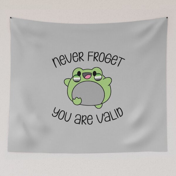 Item preview, Never Froget You Are Valid Aromantic Pride designed and sold by everything4eva.