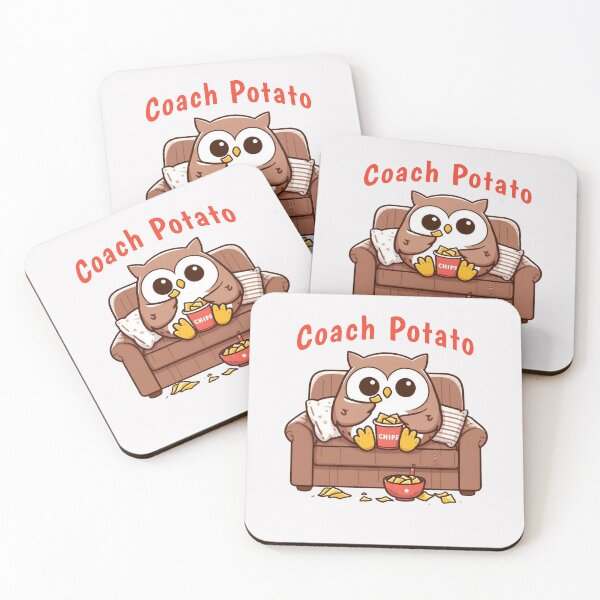 Item preview, couch potato tater tot Owl designed and sold by LemuellTrends.