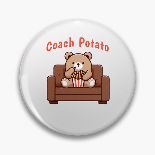 Item preview, couch potato tater tot Bear designed and sold by LemuellTrends.