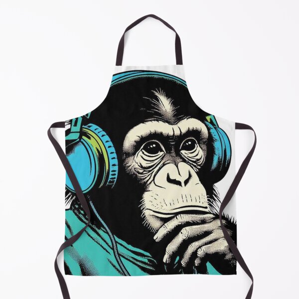 Item preview, Thinking Monkey by Music Genius Art designed and sold by musicgeniusart.